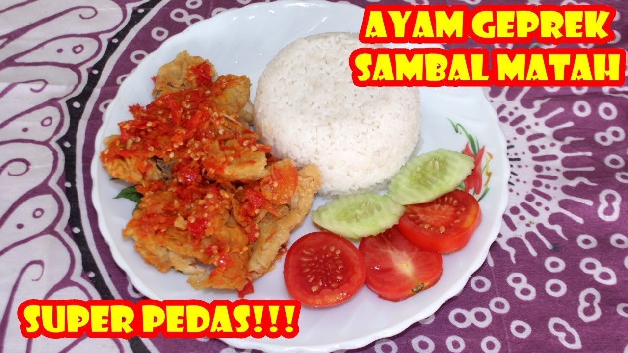  Resep Dan Cara Membuat Ayam Geprek YouTube