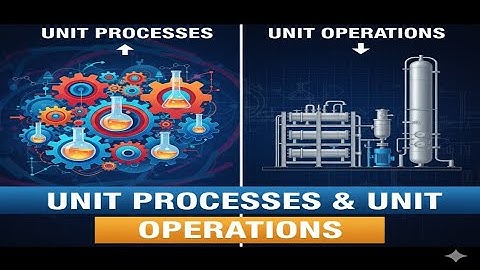 Unit Process and Unit Operation 