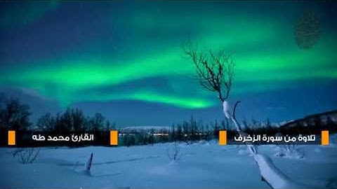 تلاوة في قمة الروعة من سورة الزخرف القارئ محمد طه