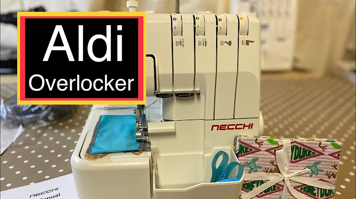 Unboxing Aldi Overlocker Serger with surprising results | Abi’s Den ✂️????????