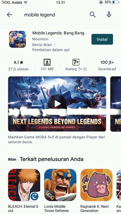 story wa/Buat orang yg mau pensi ML