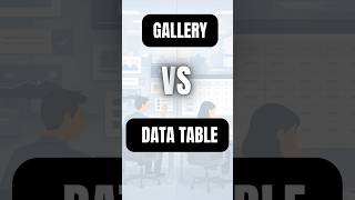 Gallery vs Data Table Explained #powerappsportals #dataverse #pwerapp #powerplatform