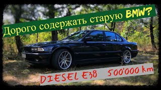 Стоимость владения BMW 7 E38 740D M67 дизель.