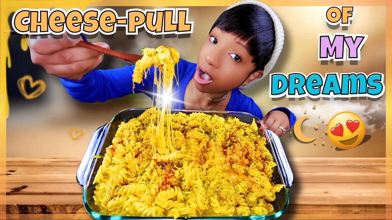 This Mac & Cheese Stretches Forever… 😏🧀 | ASMR Mukbang