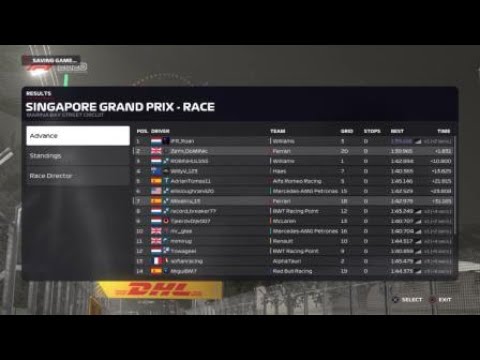 singapore f1 2020 setup singapore f1 2020 setup