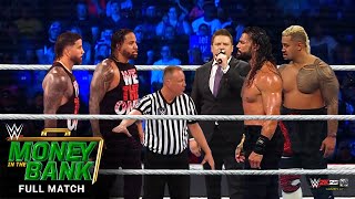 Full Match Roman Reigns & Solo Oa Vs. The Usos -Table Match - Wwe Money In The Bank 2023