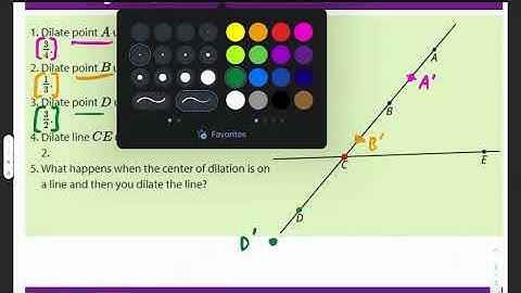 Geometry 3.4 Dilating Lines and Angles