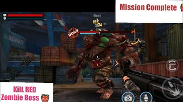 Kill RED ZOMBIE Boss  !! Mission Complete !!  Dead Target Zombie👹 with More Player