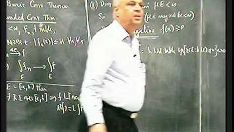 Lecture 11: Convergence Theorems