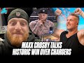 Maxx Crosby On Raiders Historic Blow Out Win Against Chargers &amp; More | Pat McAfee Show