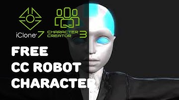 FREE Iclone 7 CC robot character