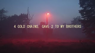 4 Cold Chains - Lil Peep Ft Clams Casino | Lyric Video