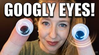 Camera Tapping Googly Eyes | ASMR no talking | up close, lens screenshot 3