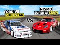 Ford Supercar races Nismo Touring Champion! Falcon V8 vs Super GT 350Z // THIS vs THAT Down Under