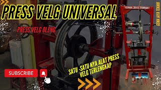 Universal Rim Press | Dented Rim Press | Wobbly Rim Press | Motorcycle Rim Press | Gema Jaya Teknik