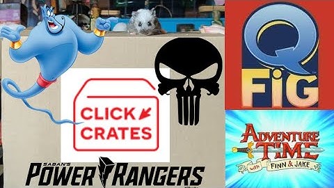 Classic Click Crates June 2023 Unboxing - Monthly Mystery Subscription Box Aladdin Power Rangers