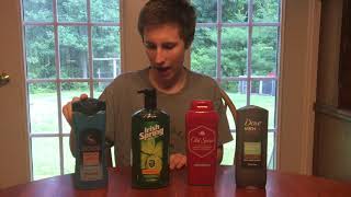 Axe vs. old Spice vs. Irish Springs vs. Dove body washes Colin reviews new Series