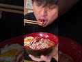 大盛りウインナー丼にはカップヌードルBIGなんよ。#shorts #short #飯テロ #グルメ好き #大食い#飯テロ