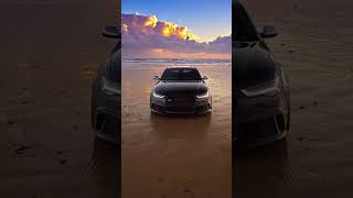 Beach Sunrise 🌅#Audi #Rs6