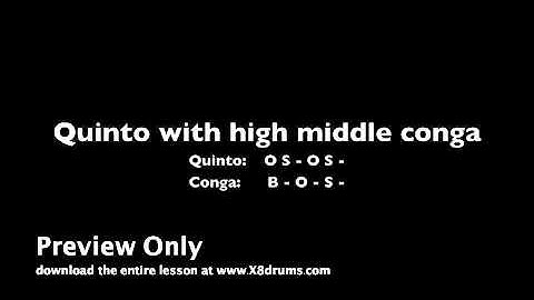 How to play Bembe on Congas (series), Part 2