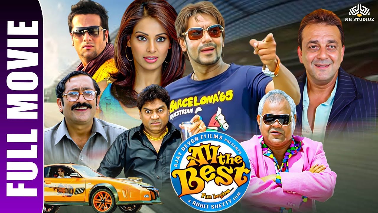 All the Best Full Comedy Movie  Ajay Devgn Sanjay Dutt Johnny Lever  Hindi movie 2023 full movie