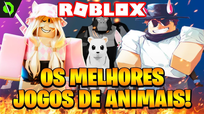 LEÃO! TOP 10 MELHORES JOGOS de ANIMAL no ROBLOX! 