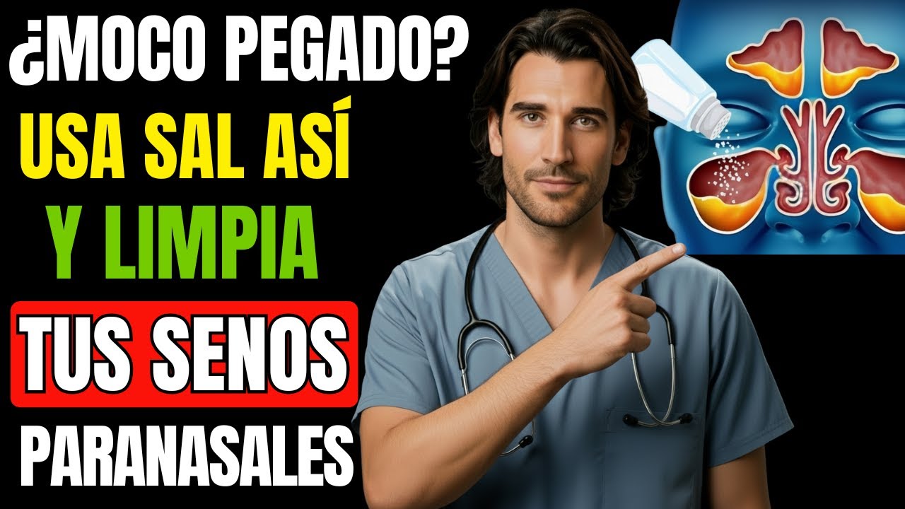 ¡Adiós Flemas! Expulsa el Moco de Garganta y Nariz con SAL