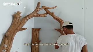 Tree Bookshelf Installing Instruction