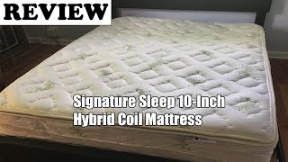 Signature Sleep 10-Inch Hybrid Coil Mattress – Review 2022