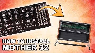 How to install MOOG MOTHER 32 into Arturia Rackbrute eurorack case
