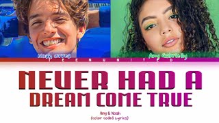 Any & Noah - "Never Had a Dream Come True" | Color Coded Lyrics (Tradução/Legendado) Cover