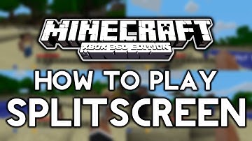 How to Play Splitscreen Minecraft! XBOX 360