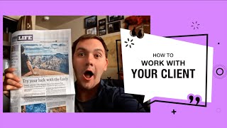 How to work with your client in the final group project