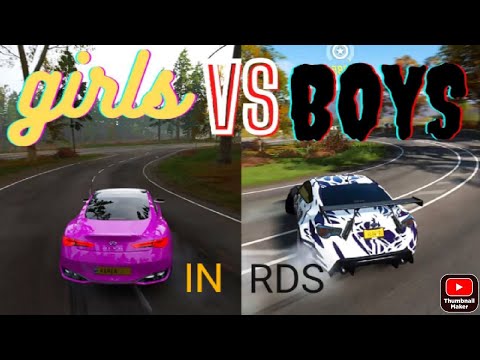 Girls vs boys in drifting #rds #games #gameplay #race #shorts