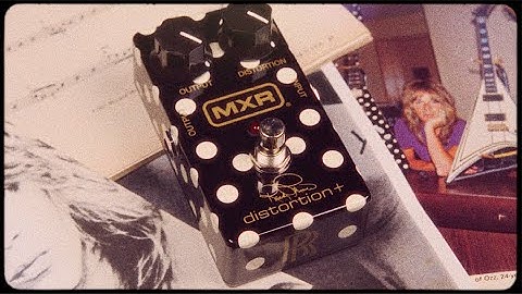 MXR® Randy Rhoads Special Edition Distortion+ (Featuring Kirk Hammett, Zakk Wylde, and Phil Demmel)