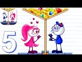 Pencil Boy - Pull The Pin,Rescue Princess - Gameplay Walkthrough Part 5 Levels 116-135 (Android,iOS)
