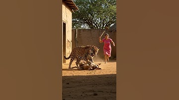 Backyard Rescue: Woman vs Leopard