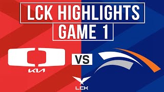 DK vs HLE Highlights Game 1 | LCK 2024 Spring | Dplus KIA vs Hanwha Life Esports