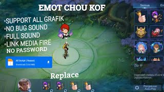 Script Emote Chou Kof  | No Password - Media Fire | 2 Replace |