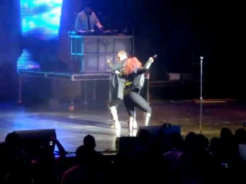 Chris Brown  Ester Dean   Drop It Low live Cali Christmas 2010