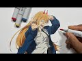 How To Draw Power Step By Step Tutorial! - Chainsaw Man