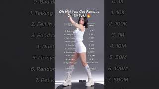 You Got Famous On TikTok! #shorts #famous #tiktok #dance #music #kpop
