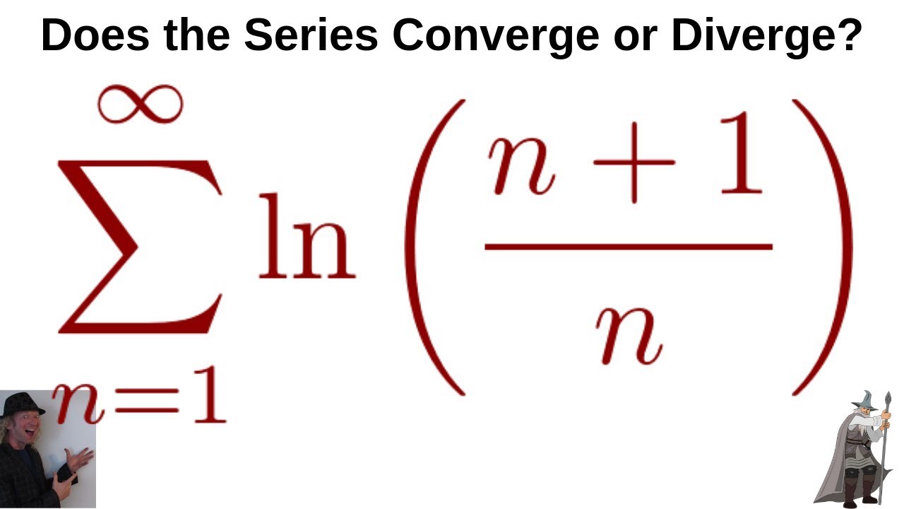 Larson Calculus 9 2 58 Determine If The Series Sum Ln N 1 N Converges Or Diverges Youtube