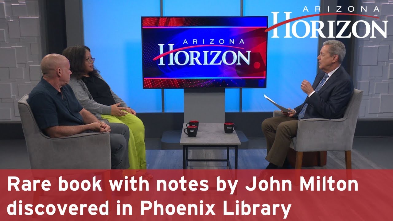 Rare book with notes by John Milton discovered in Phoenix Library