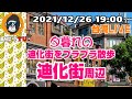 台湾ライブ　廸化街　年の瀬迫る夕暮れの廸化街をブラリ散歩　