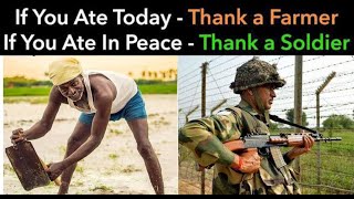 Gandhi Jayanti WhatsApp status | Farmer & Soldier Tribute