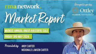 "Extremely good yarding of cattle once again" Andy Carter reports on the Mudgee Angus Breeder Sale