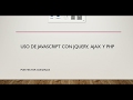 jQuery + Ajax + PHP