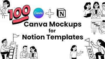 Canva Mockups for Notion Creators: Ready to use designs for your template promotion