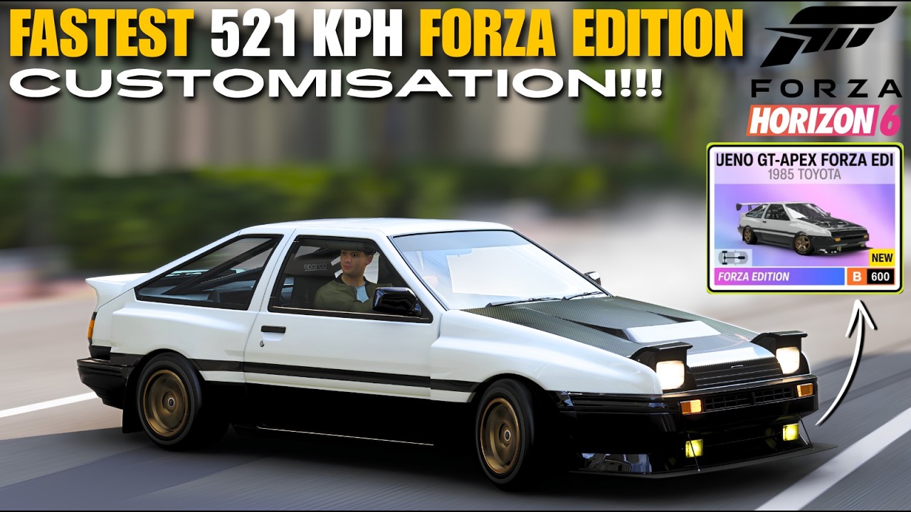 ぷうページ FORZA HORIZON 6 : FASTEST 521KPH TOYOTA TRUENO FORZA EDITION
